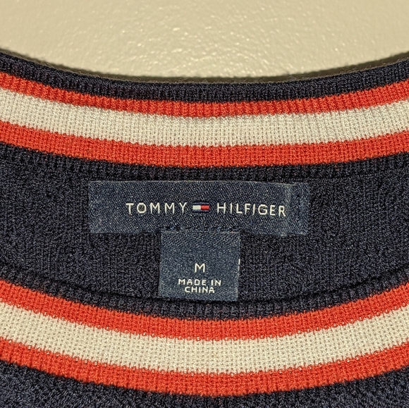 Women's Tommy Hilfiger Navy Blue Dress Size Medium - Picture 3 of 3